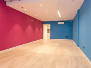 Interior diáfano del local