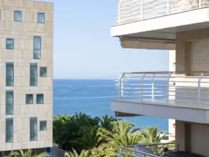 Vistas al mar desde el balcón